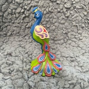 Enesco Jim Shore Mini Peacock Figurine